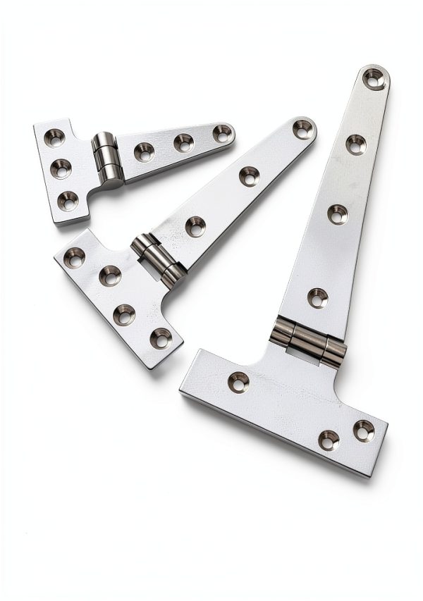 316 Stainless Steel 6 in x 3 in T Hinges, Marine Grade Heavy Duty Hinges with Screws for Hatch, Yacht, Gate, Door, Fence, Barn, Cabinets, Windows (4 Pack)-2