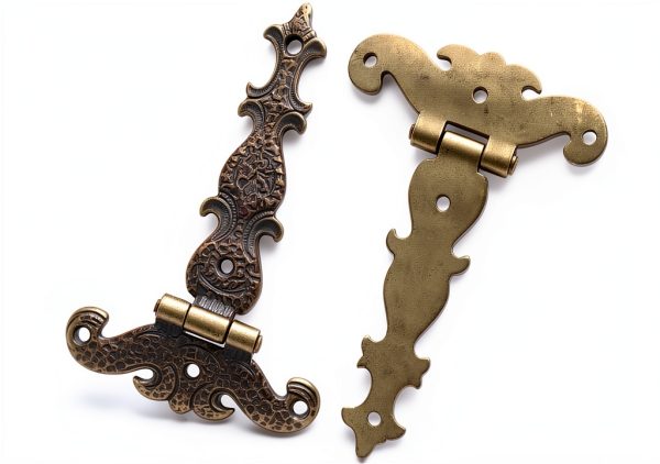 T Strap Hinges 4pcs Antique Bronze by Aracombie 4.4x2.7 Inch-2