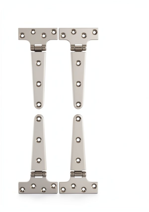 316 Stainless Steel 6 in x 3 in T Hinges, Marine Grade Heavy Duty Hinges with Screws for Hatch, Yacht, Gate, Door, Fence, Barn, Cabinets, Windows (4 Pack)-5
