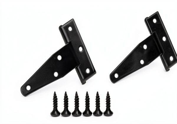 8pcs 4-inch Galvanized T-Shaped Hinge, Triangular Hinge, Triangular Hinge Slotted Bearing Door-2