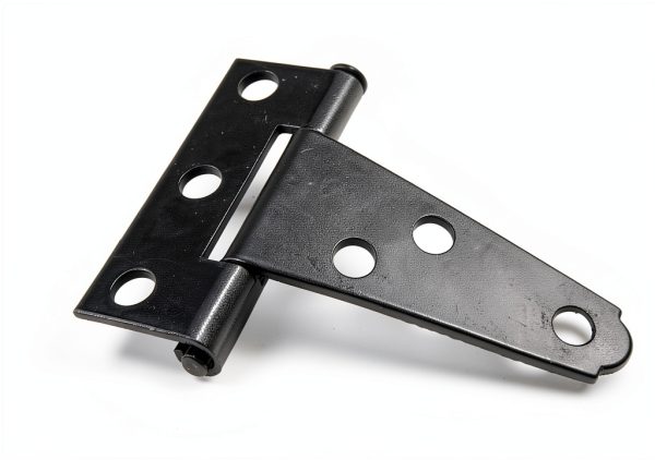 2 Inch Black Steel T Hinge by SQXBK – Modern Surface Mount, 4-Piece-2