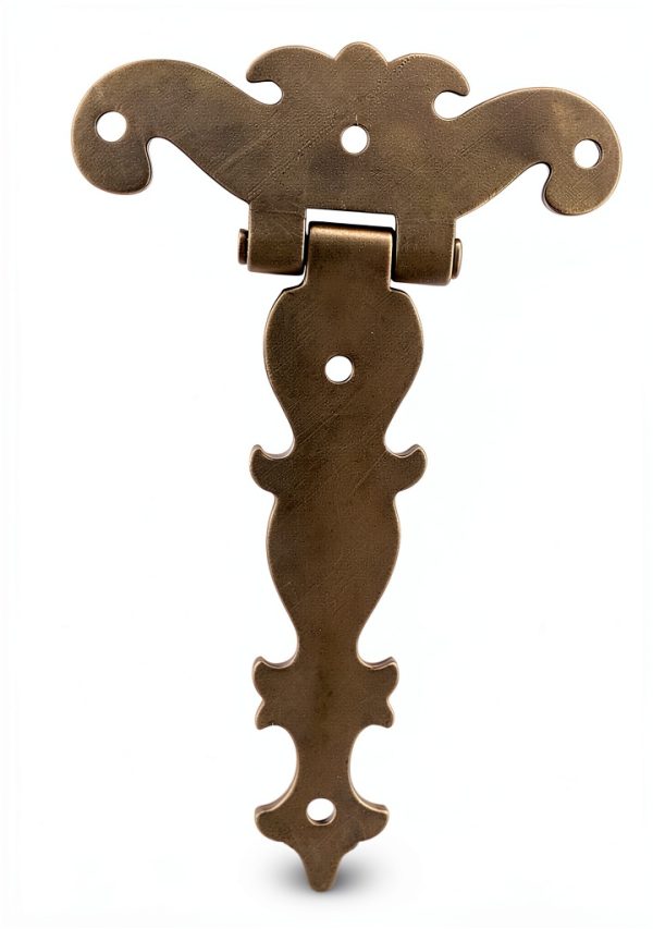 T Strap Hinges 4pcs Antique Bronze by Aracombie 4.4x2.7 Inch-3