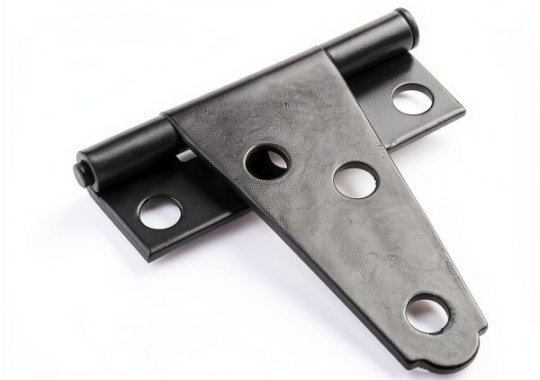 2 Inch Black Steel T Hinge by SQXBK – Modern Surface Mount, 4-Piece-3
