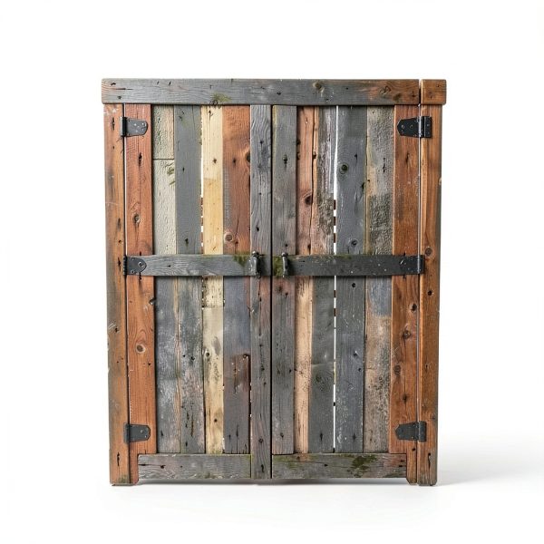 3.5 inchHeavy Duty Gate Hinges Extra Thick Industrial T Hinges Barn Door Hinges Shed Door Hinges for Large Wooden Gates Wood Fence Outdoor - Black Iron Finish Screws Included (4 Pack)-3