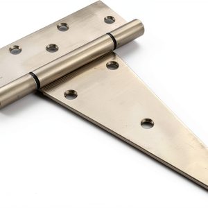 Hardware Essentials 853377 Heavy Duty T-Hinges Stainless Steel 10 Inch-0