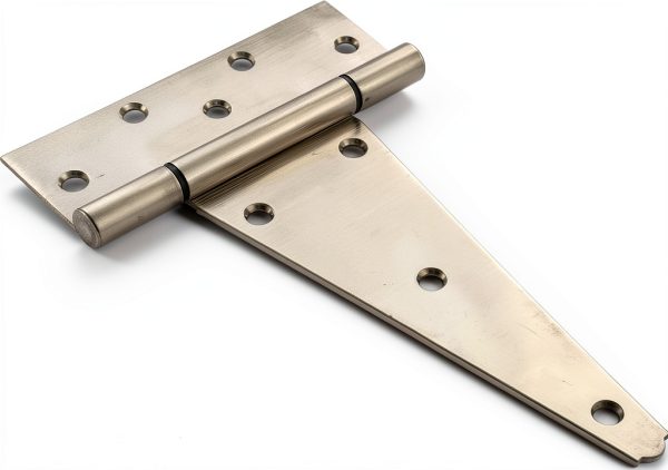 Hardware Essentials 853377 Heavy Duty T-Hinges Stainless Steel 10 Inch-0
