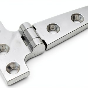 316 Stainless Steel T Hinge, Resistance, Mirror Polished, 3 Sizes, for Cabinet Doors, Garden Gates, Boats, Yachts-0