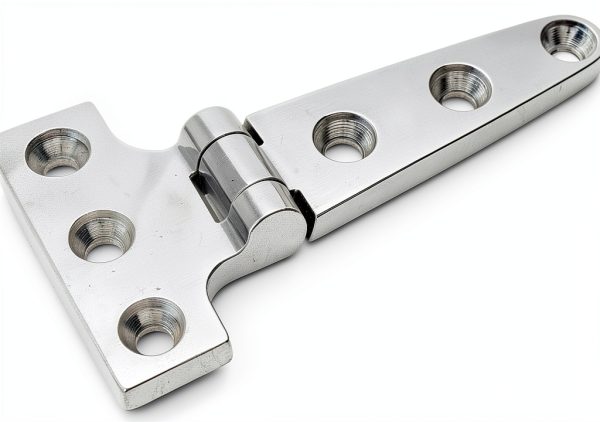 316 Stainless Steel T Hinge, Resistance, Mirror Polished, 3 Sizes, for Cabinet Doors, Garden Gates, Boats, Yachts-0