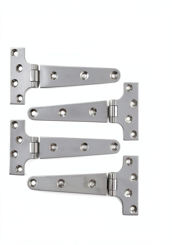316 Stainless Steel 6 in x 3 in T Hinges, Marine Grade Heavy Duty Hinges with Screws for Hatch, Yacht, Gate, Door, Fence, Barn, Cabinets, Windows (4 Pack)-1