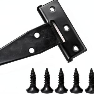 8pcs 4-inch Galvanized T-Shaped Hinge, Triangular Hinge, Triangular Hinge Slotted Bearing Door-0