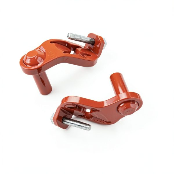 2Pcs T Post Gate Hinge Pins Kit with Target Hanger - Carbon Steel Gate Hinges for Farm & Garden Gates (4.80x2.44 inch)-5