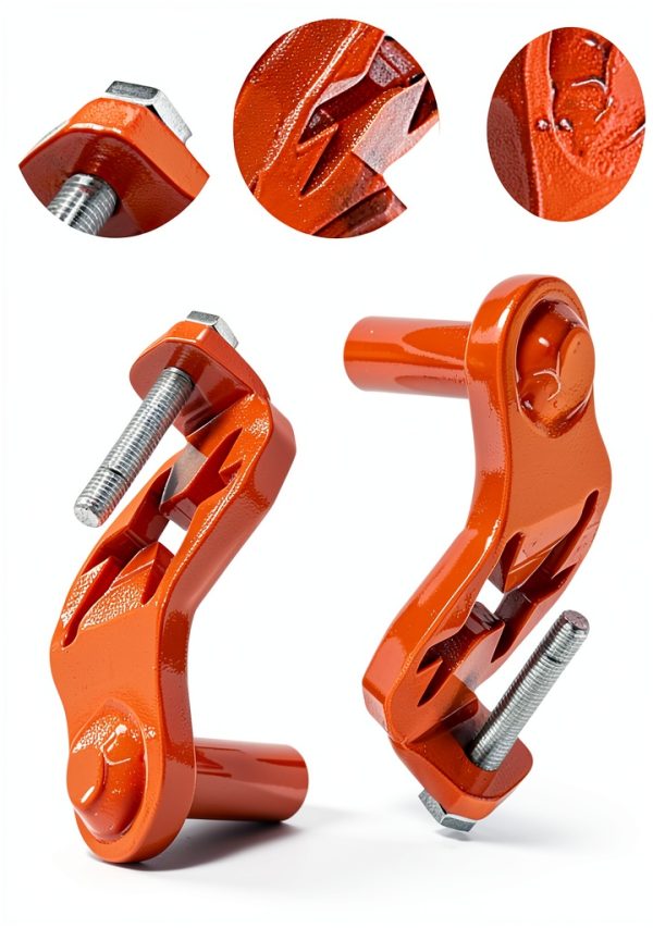 2Pcs T Post Gate Hinge Pins Kit with Target Hanger - Carbon Steel Gate Hinges for Farm & Garden Gates (4.80x2.44 inch)-2