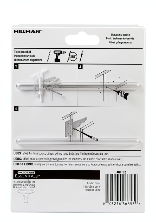 Hardware Essentials 851683 Light T-Hinges Zinc 5" -2 Pack-2